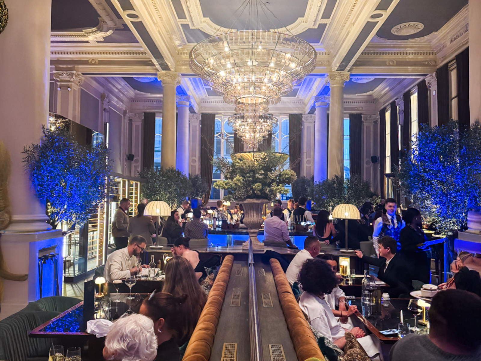 panorama of the eating area