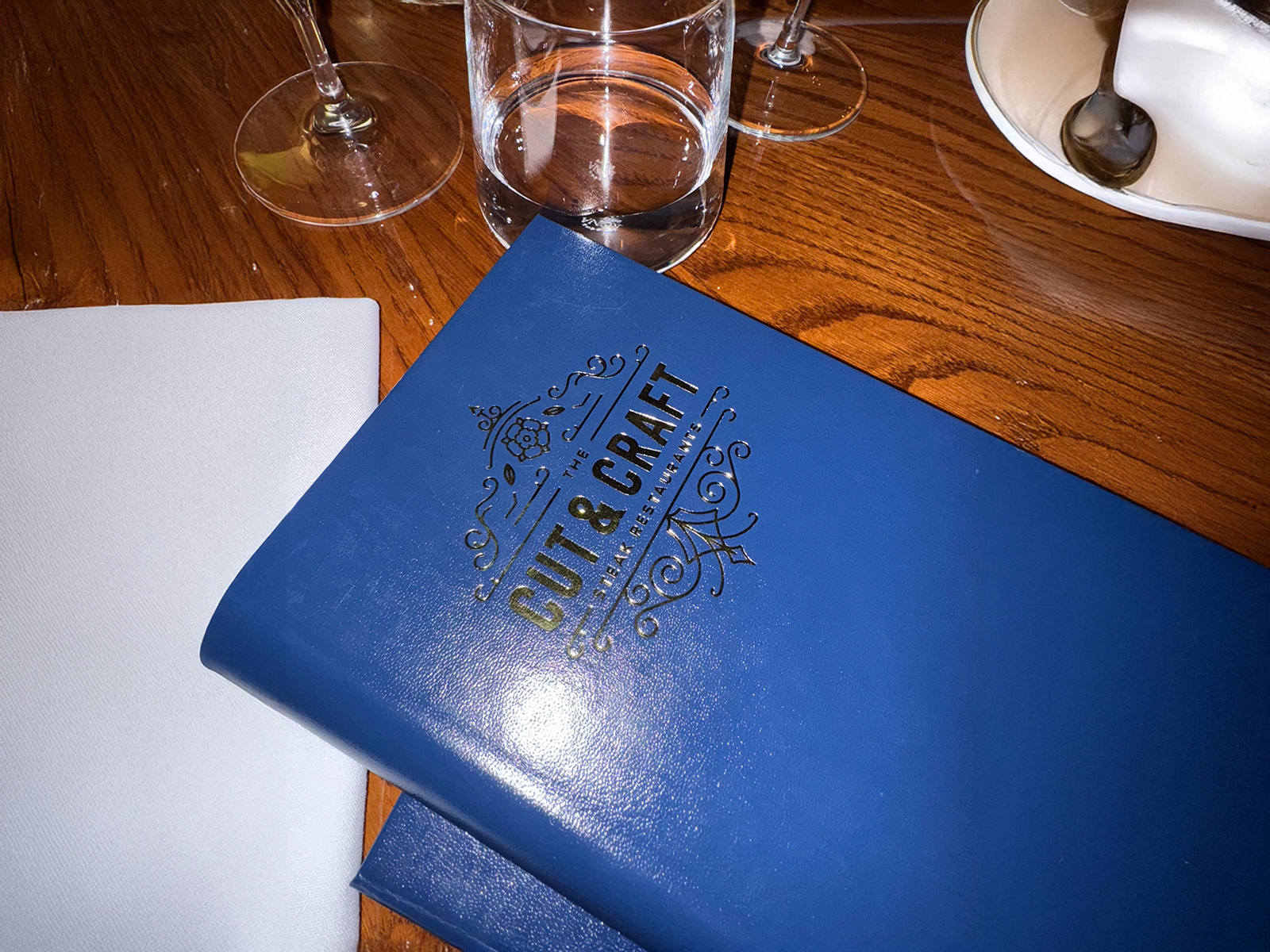 menu close-up