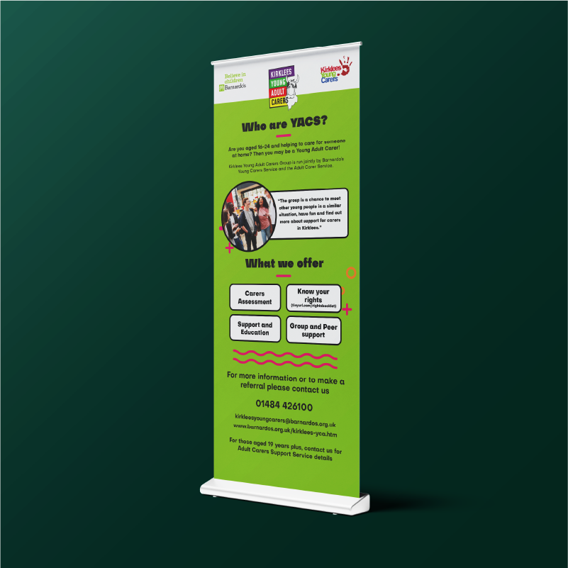 Pull up banner example